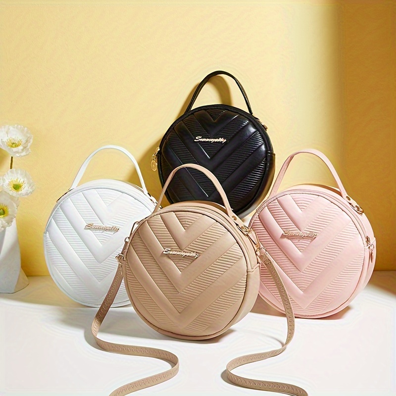 Structured Handbag Top Handle - Borsa a tracolla mini da donna