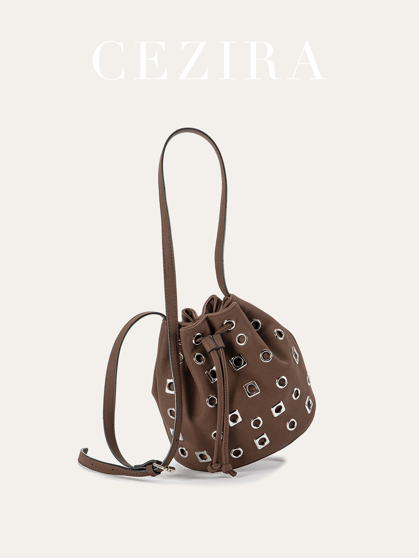 Luxury Bags Vegan - Borsa a secchiello da donna CR