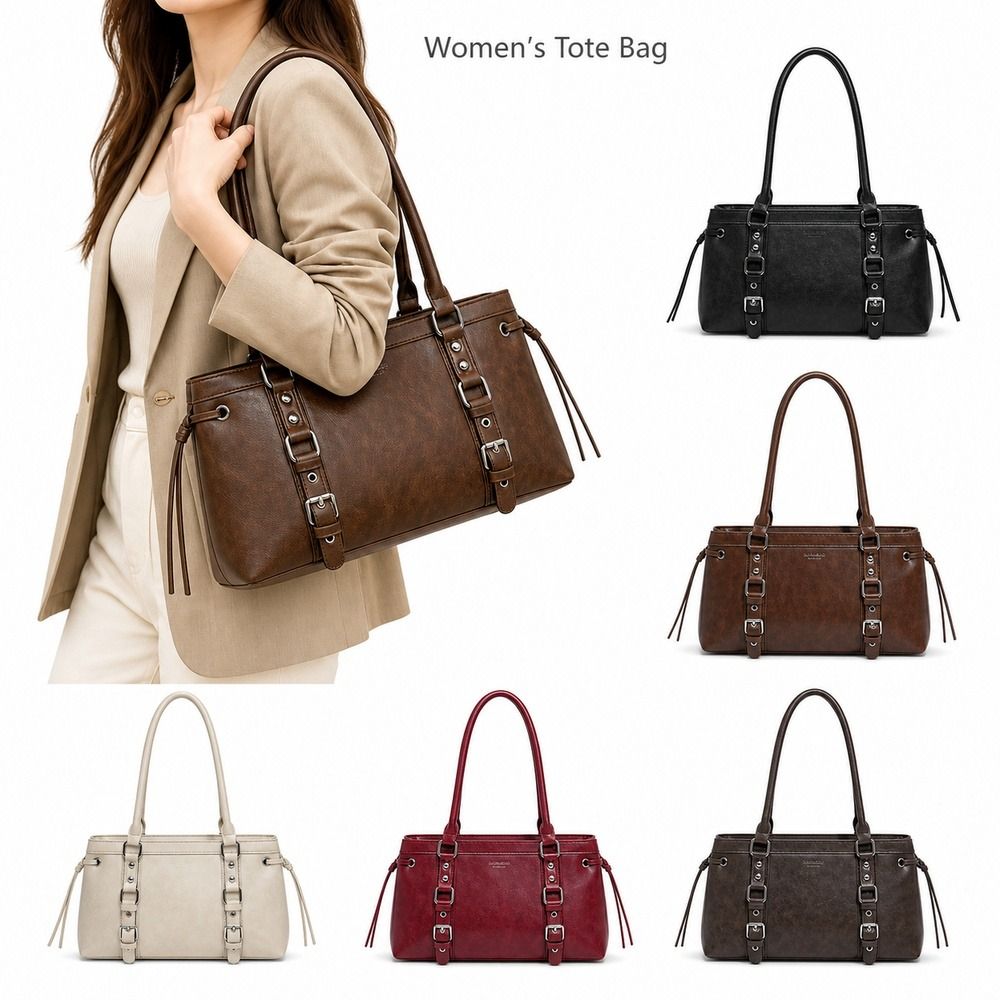 Structured Handbag Top Handle - Borsa a Mano da Donna dalla