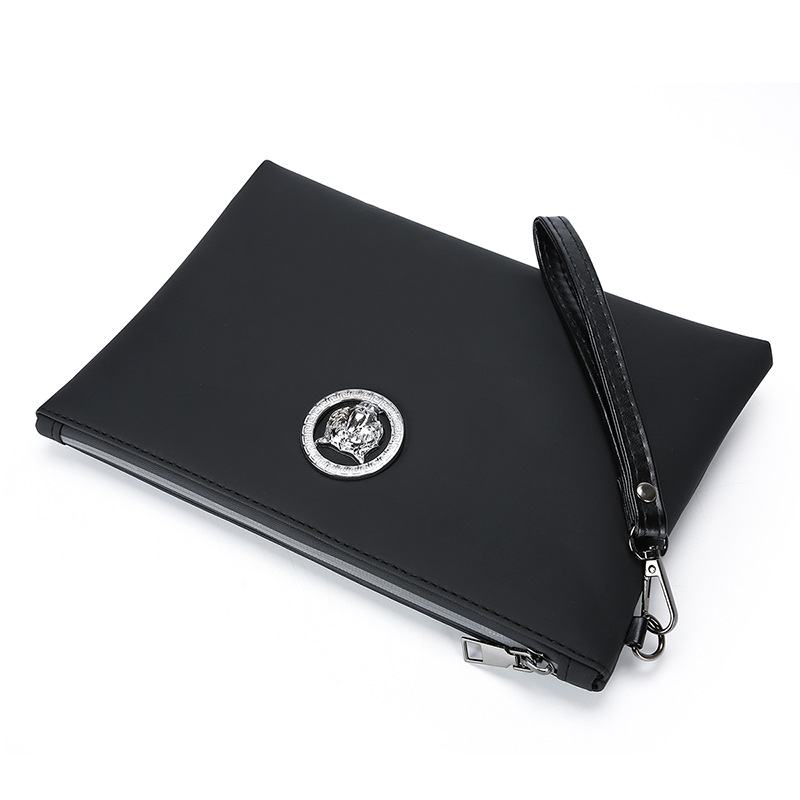 Wristlet Wallet Zipper - Borsa a Mano da Uomo in