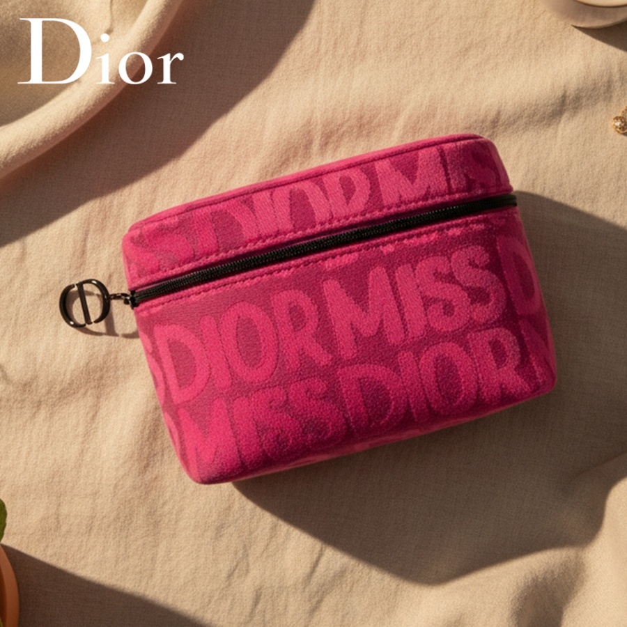 Luxury Bags Dior - Borsa cosmetica rosa di Dior per