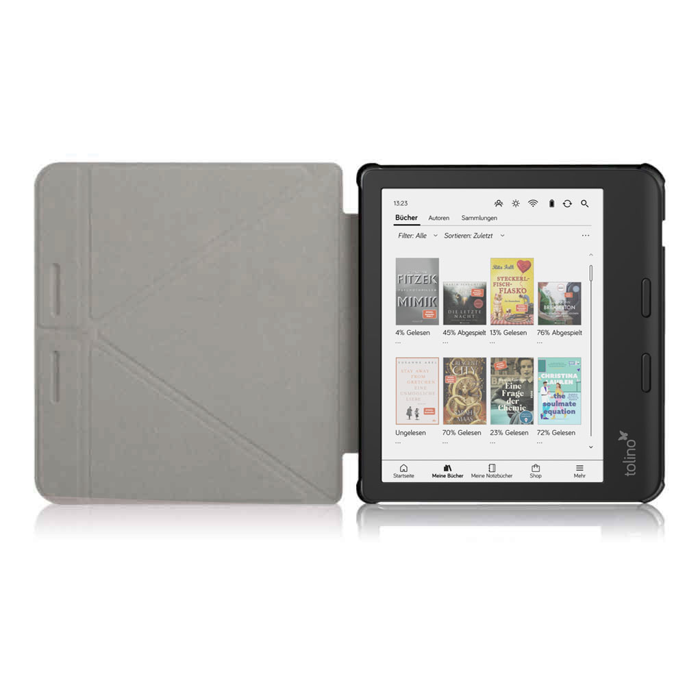 Briefcase Leather Slim - Custodia con supporto per e-Book Tolino