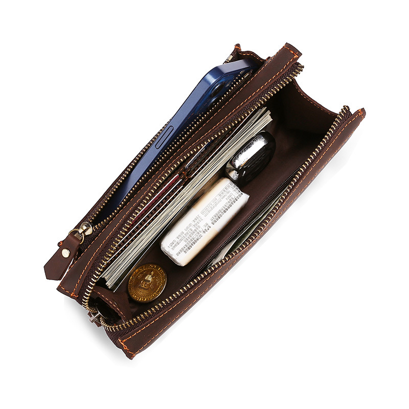 Pochette da uomo, borsa a mano - Wristlet Wallet Zipper recensione e prezzo