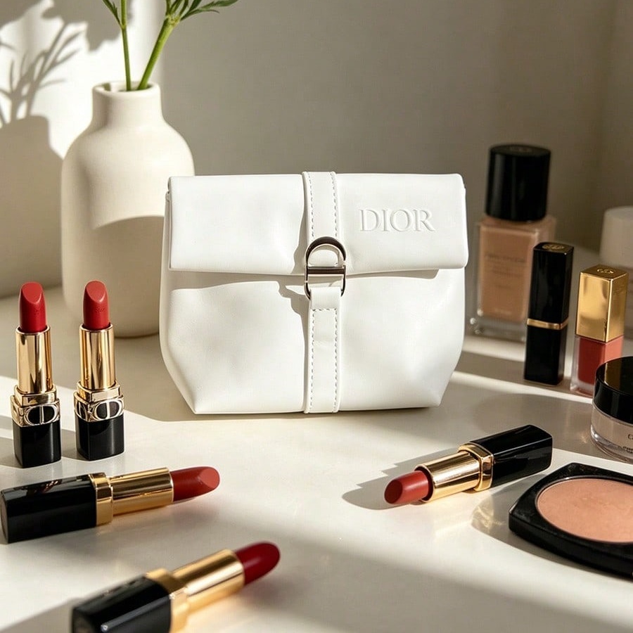 Borsa cosmetica bianca di Dior - Luxury Bags Dior recensione e prezzo
