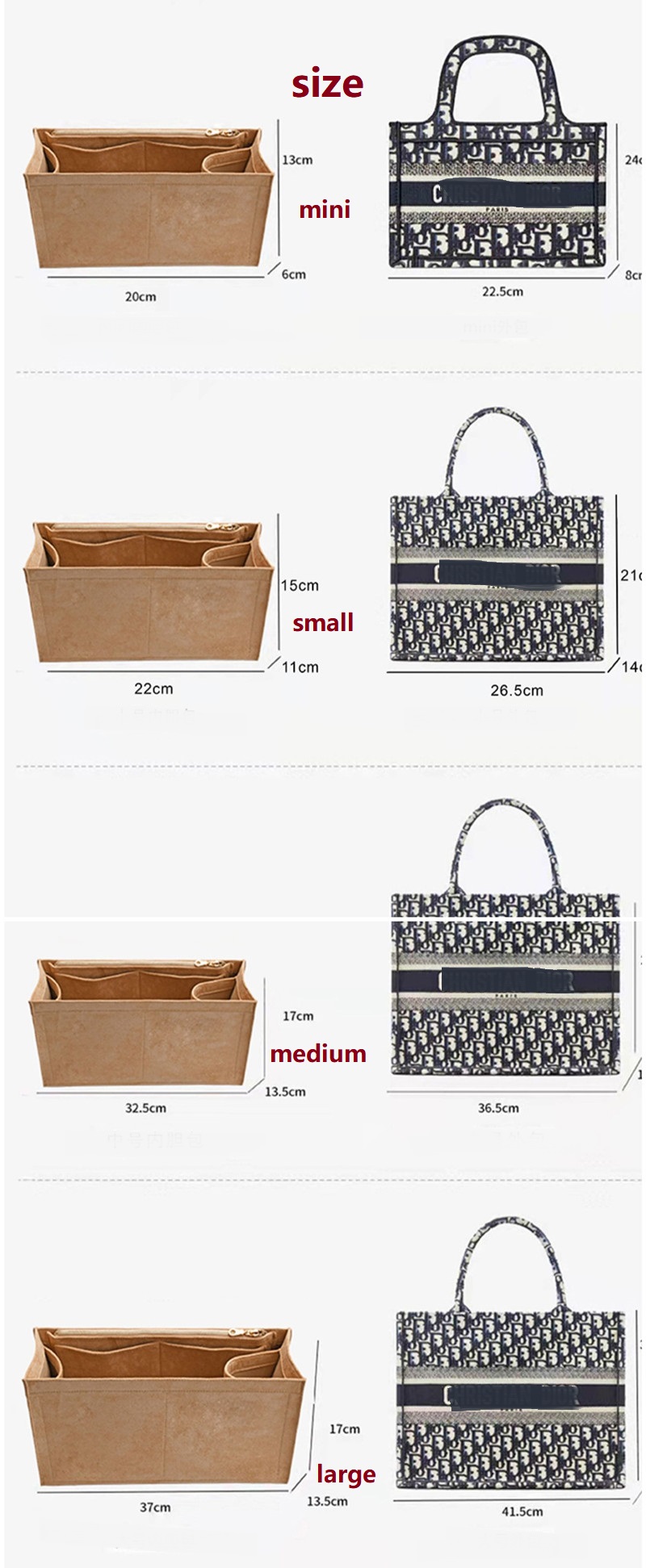 Borsa per il trucco per Dior B - Luxury Bags Dior recensione e prezzo