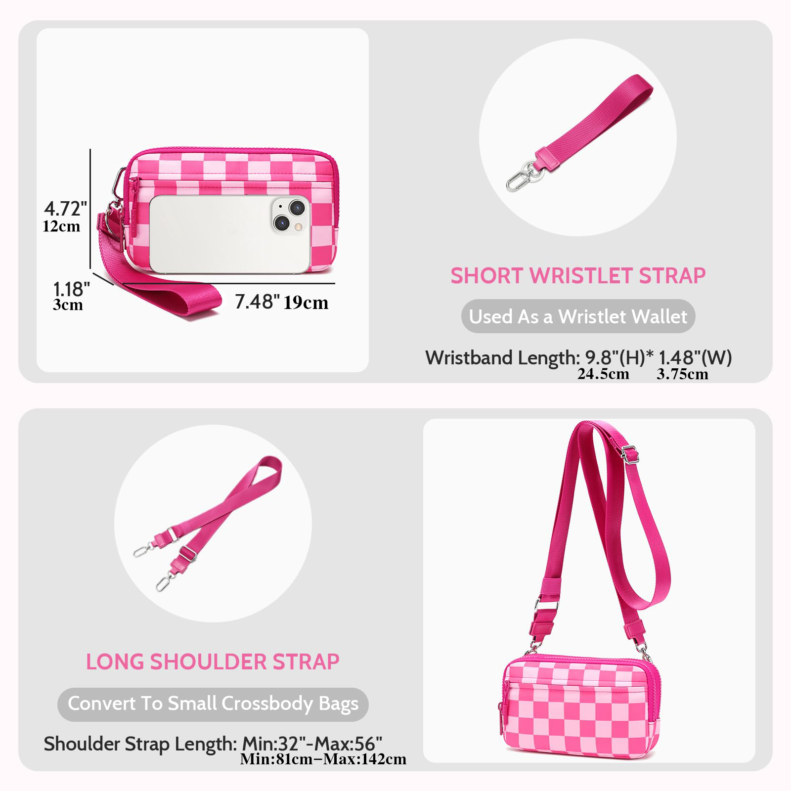 [DOYOGI Portafoglio da Polso]  - Wristlet Wallet Zipper recensione e prezzo