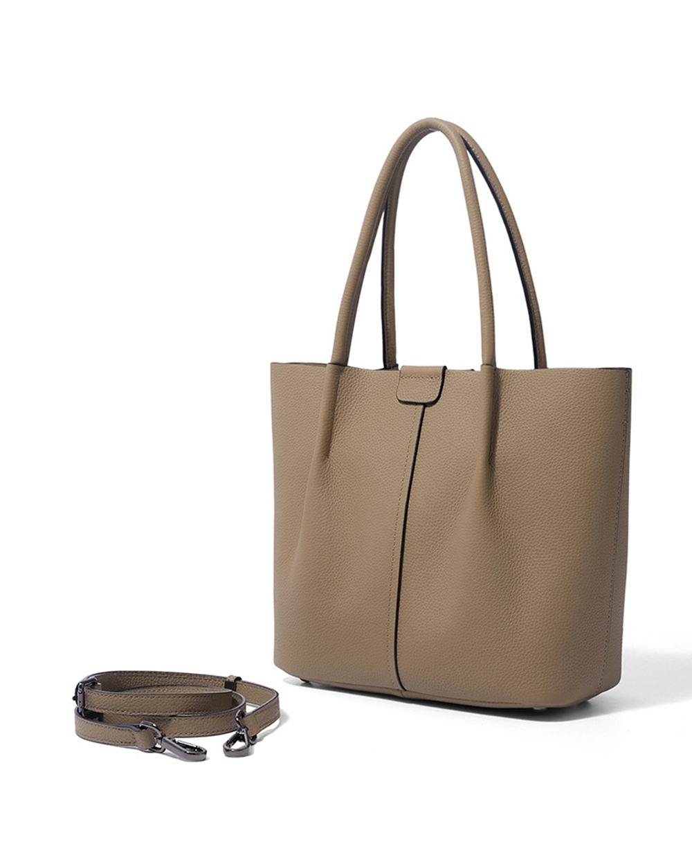 Borsa a tracolla in vera pelle - Structured Handbag Top Handle recensione e prezzo