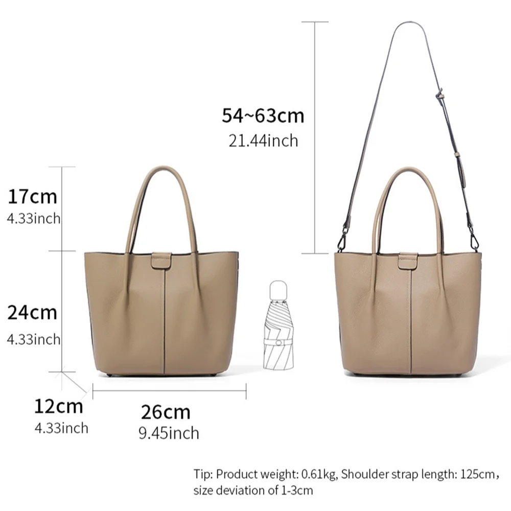 Borsa a tracolla in vera pelle - Structured Handbag Top Handle recensione e prezzo