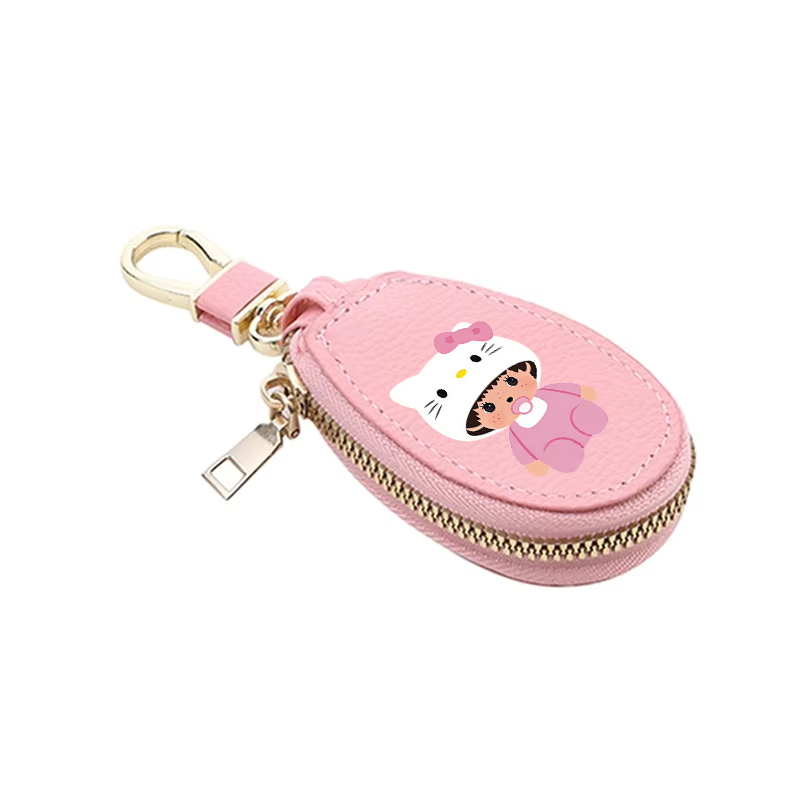 1 pz Portachiavi in Pelle MONC - Wristlet Wallet Zipper recensione e prezzo