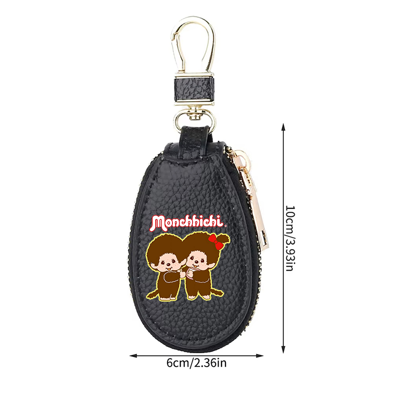 1 pz Portachiavi in Pelle MONC - Wristlet Wallet Zipper recensione e prezzo