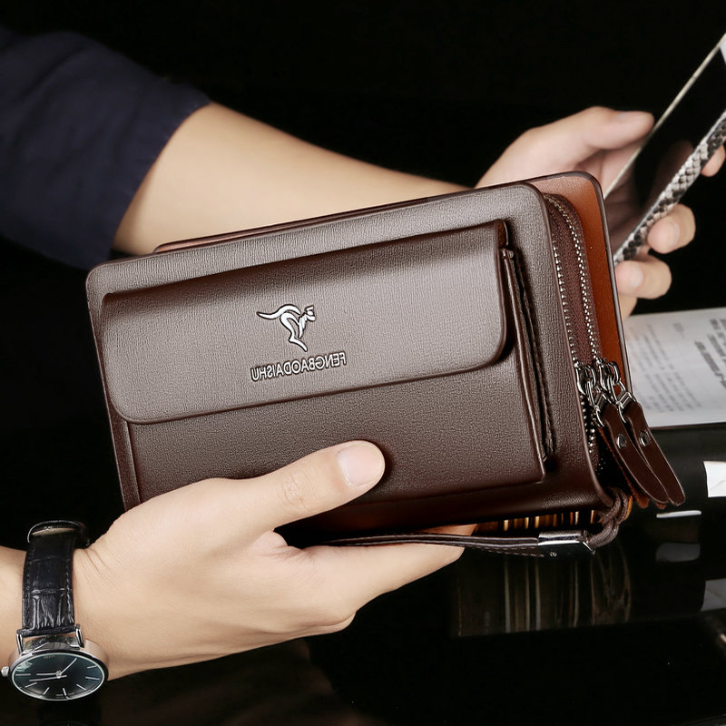 Portafogli da Uomo alla Moda,  - Wristlet Wallet Zipper recensione e prezzo