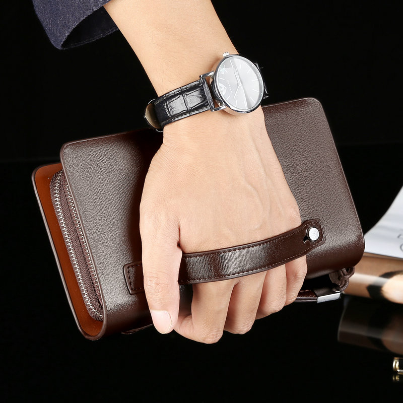 Portafogli da Uomo alla Moda,  - Wristlet Wallet Zipper recensione e prezzo