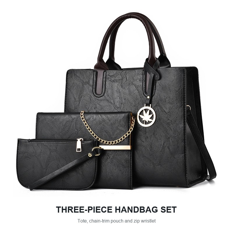 Set di 3 Borse da Donna: Borsa - Structured Handbag Top Handle recensione e prezzo