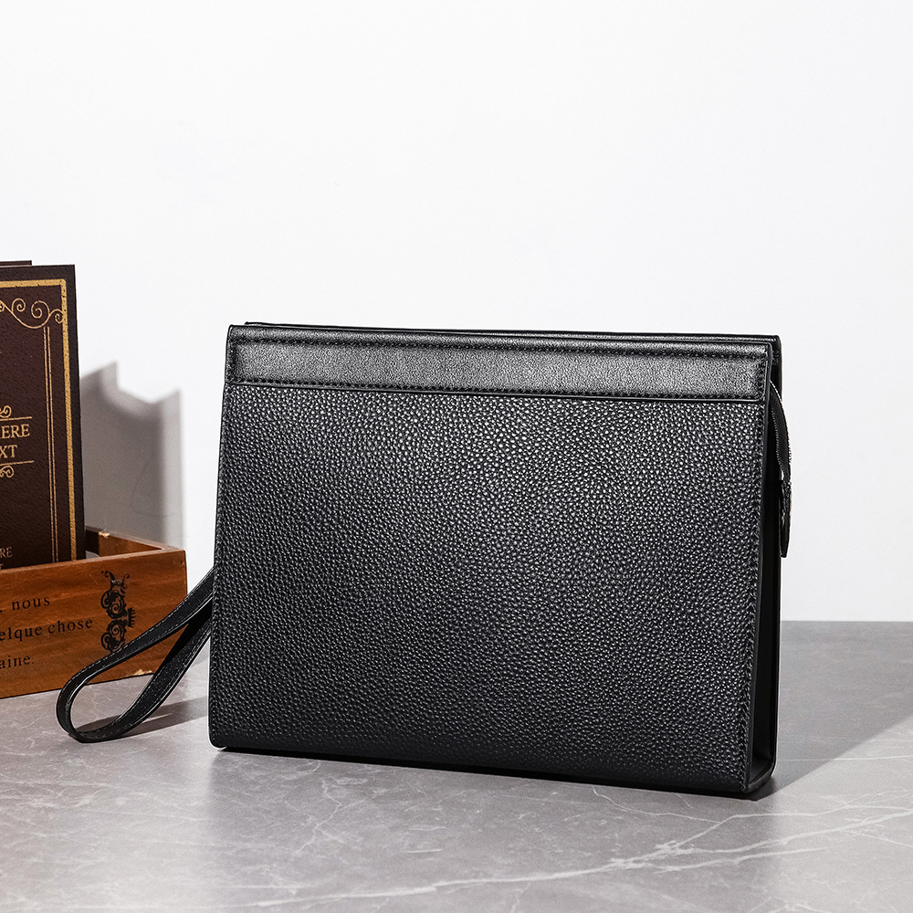 Nuovi uomini pochette borse po - Wristlet Wallet Zipper recensione e prezzo