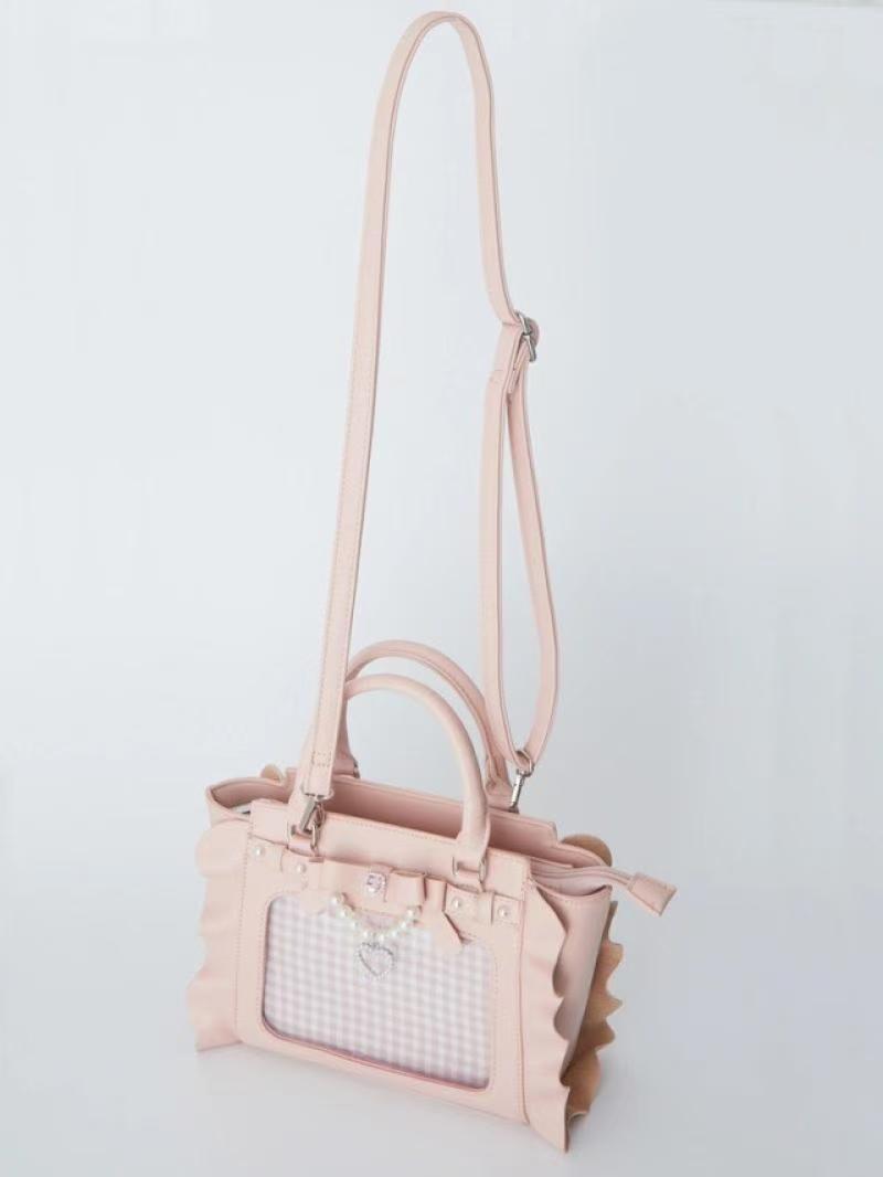 Borsa Harajuku quadrata rosa I - Wristlet Wallet Zipper recensione e prezzo